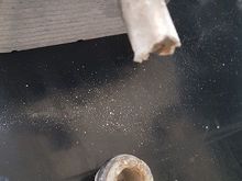 corroded oil cooler outlet