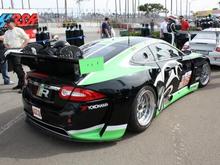 Crazy upside down J struts for rear wing