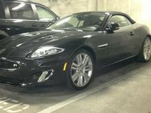My XKR parked at work #2