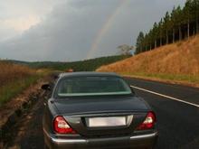 XJR MP2 - Beautiful view from Mpumalanga, South Africa! I was rushing to be the first to get hold of the pot of gold at the end of the rainbow! It was dark by the time I got there and so the gold pot is illusive until this day.