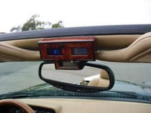 N2O info mini overhead panel plus  Electrochromic rearview mirror with compass and outside temp indicators.