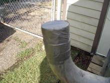 Opening seal - duct tape with tie strap