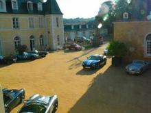 Chateau courtyard