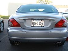 All done.  The finished product with the exhaust system properly aligned.