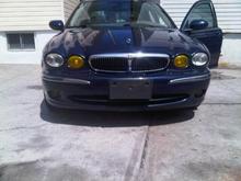 tinted fogs and high beams