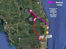 Have a much more organized PDF document showing times and addresses for anyone who wants it!