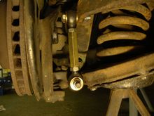 Here is one of my drop links , with my previous source of hexagonal turnbuckles, installed on my XJR6.