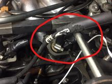 Damage I saw for Spark plug wire 