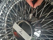 Broken spokeB