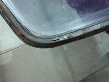 poor bonding and a number of voids