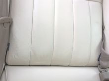 Some where marks in passenger rear seat