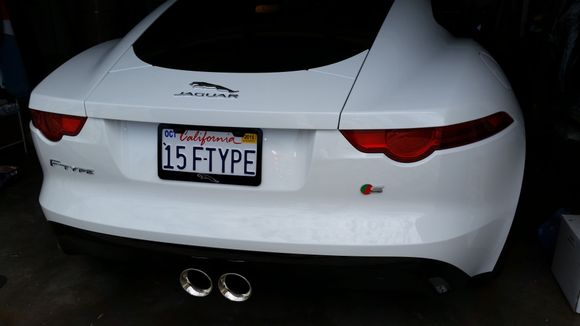 New vanity plates arrived 7/20/15