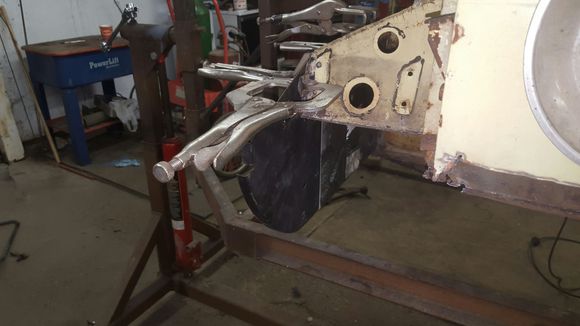 Starting to fit front foot well panels