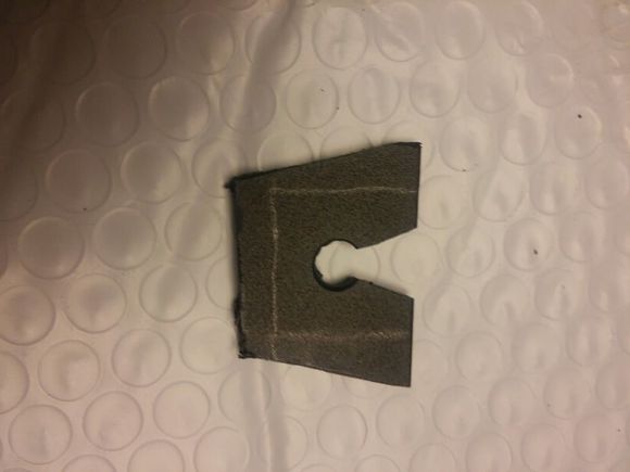 cut out pattern from computer monitor cable cover piece