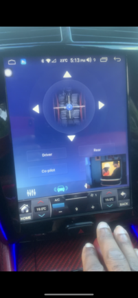 Jaguar XK Tesla Screen