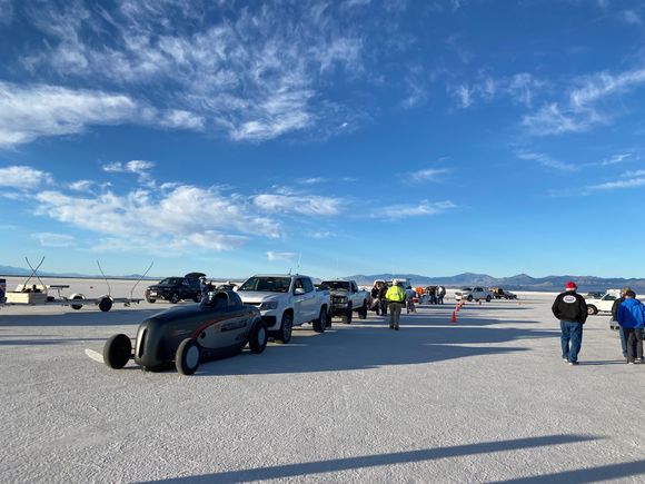 Racers gathering up for the World Finals on September 29th at Bonneville Speedway. Was $20 dollars for the day. Quite worth it for a day to spectate. 