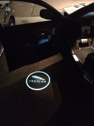 The finished product. It turns on with either the remote unlock button from the fob or by just pulling the handle to open the locked door (as long as your car has the full keyless system.