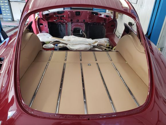 Suffolk and Turley interior going in