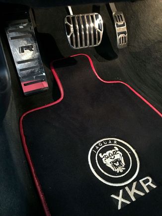 chrome pedals and custom made floor mats