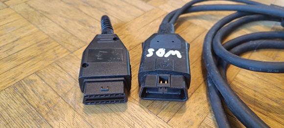 Which connects to (otherways useless Ford) WDS cable 14 and 16 Pin DLC Cable B-241 418-F241 