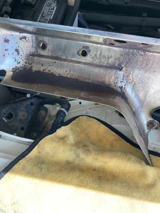 behind my exhaust manifold heatshield