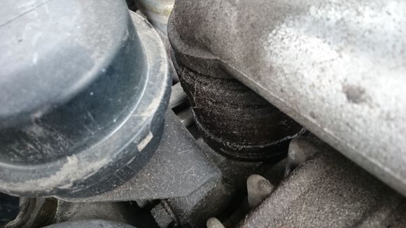 Lots of oil around hose