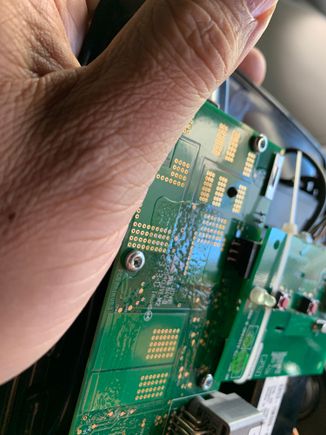 Secure the pcb with zip tie or any method to stop it moving around