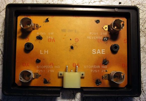 circuit board reassembled, plastic nipples re-melted.