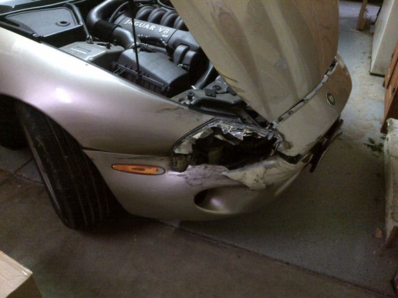 The hood and fender can be saved...that god...