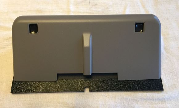 HMSL mounted to ABS frame, with cover installed, bottom view.