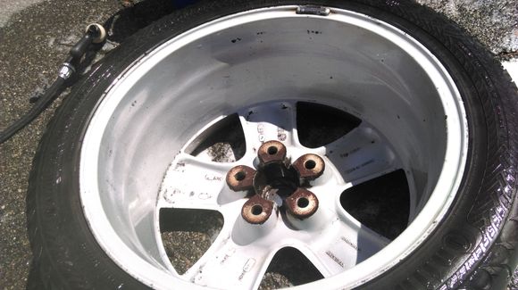 Took at least an hour per wheel