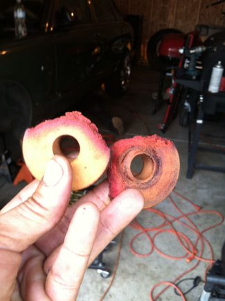 In addition to faulty spring assisters along with these "shot" bushings the ride was extremely degraded