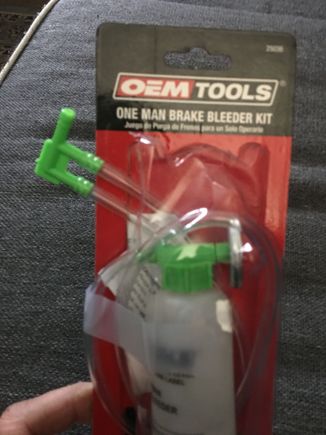 Magnet holds the bottle