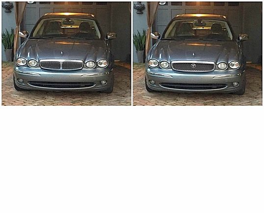 Not sure which looks better. So before actually buying it; i photoshopped the new grill. Which looks better to you?