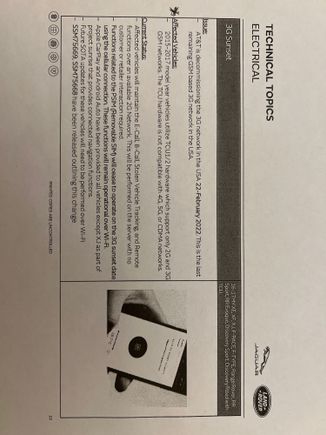 JLR Technical Topics 3G AT&T Sunset