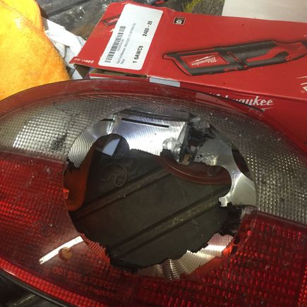 Dremel out the interior