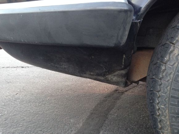 I put new tires on the front and the two best on the rear. They weren't the best I guess. Freaking exploded at 75. Glad it wasn't the front.