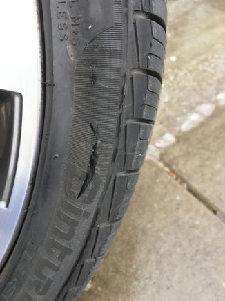 Pothole damage