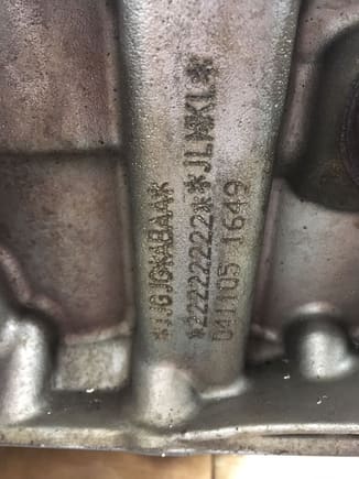 Engine markings #1