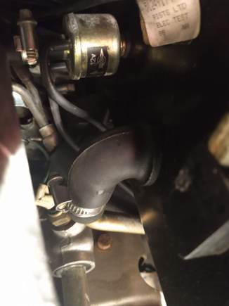 1989 XJS V12 convertible - supplemental air valve