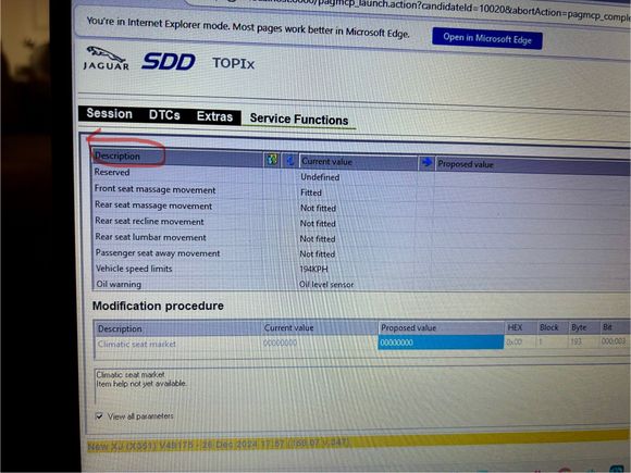 What is the name of those parameters that need to be changed?