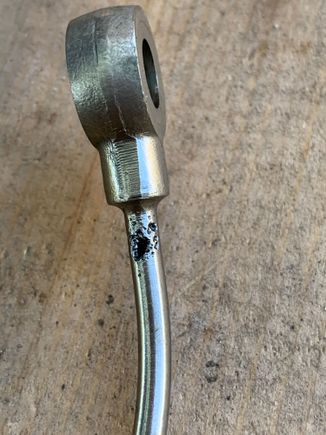 58 years does a hole make in metal!!  Any repair suggestions?  