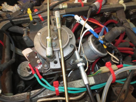 No unsightly kickdown plate, all adjusted and ready to road test.