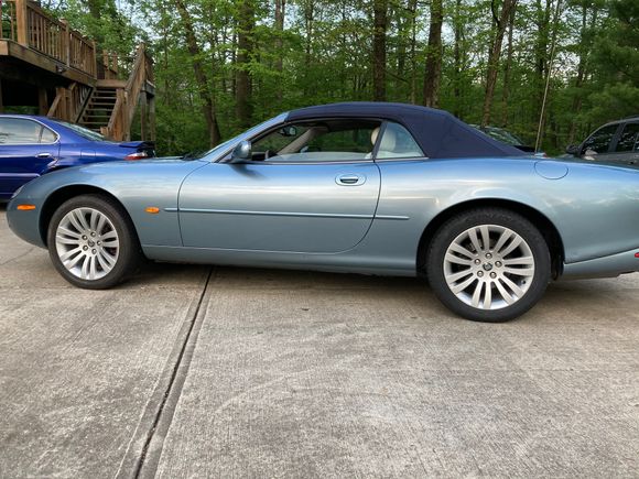 The front matches the rear now, Maybe it settle in just a little. 