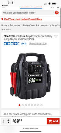 Is something like this qualified? I will borrow one from my mechanic tomorrow. I’m hoping this will help get my car started.