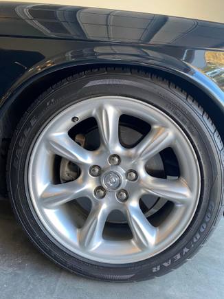 Front passenger side after test drive (after reset)