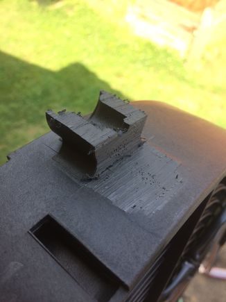Cut it to height to fit snug within the Jag shroud.