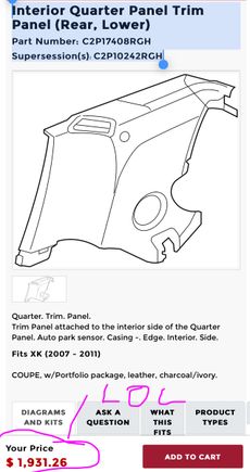 Baaaahahahhaa $2k for new part.