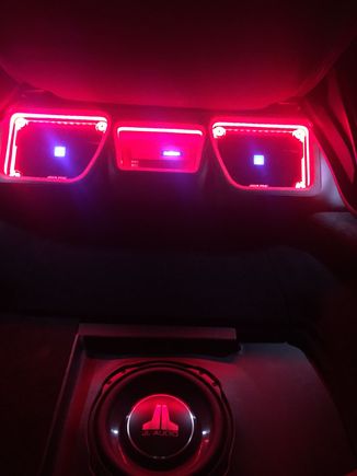 picture from tonight after dinner with the sub speaker cover removed.