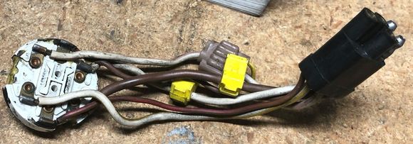 Stator, wire side